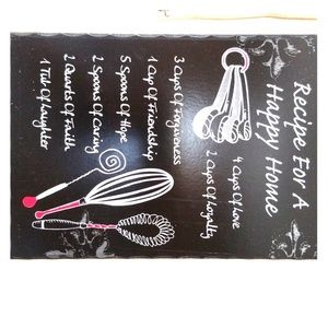 Recipe for a happy home frame